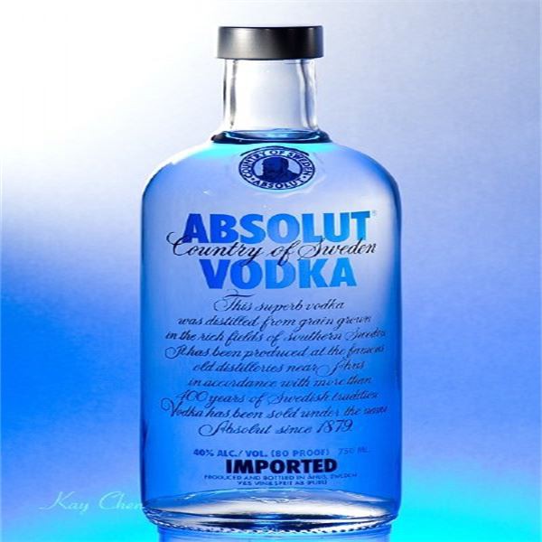 Glitter Vodka Bottle