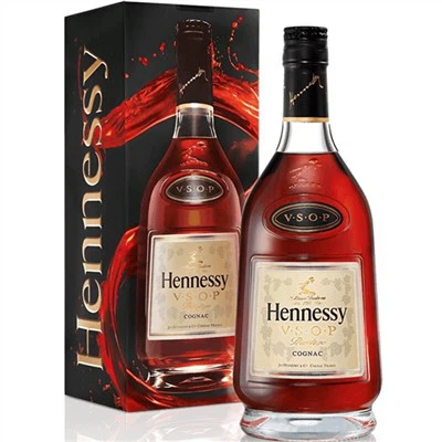 Botella de cristal de brandy de 1000 ml