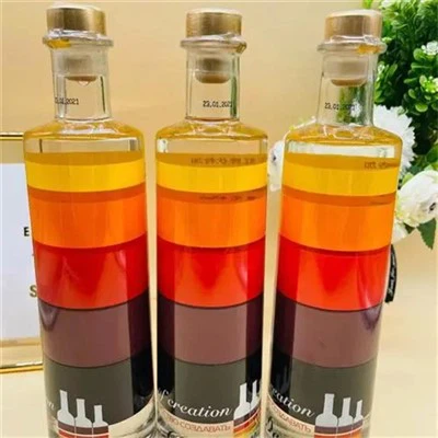 Botella de vodka en aerosol de color